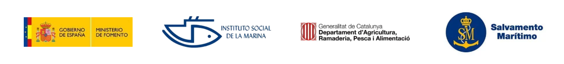 Gobierno de España – Ministerio de Fomento, Instituto Social de la Marina, Generalitat de Catalunya – Departament d'Agricultura, Ramaderia, Pesca i Alimentació, Salvamento Marítimo